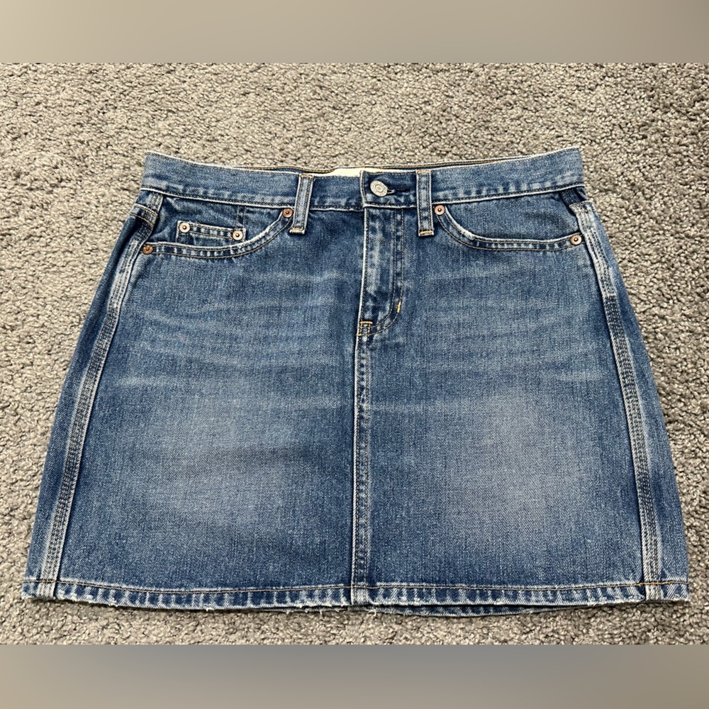 GAP Classic Blue Denim Jean Skirt